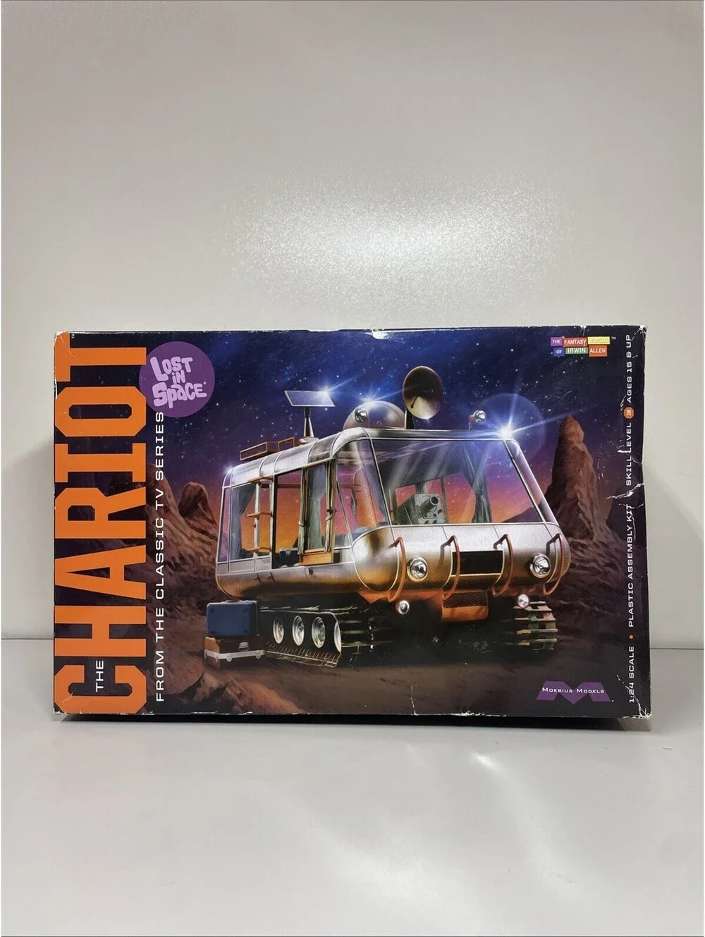 The Chariot, Lost In Space - Moebius 1/24 Scale Assy Started Spacecraft Kit #902